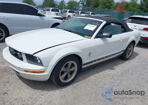 2006 Ford Mustang V6 из США, поврежденный, VIN 1ZVHT84N765251072